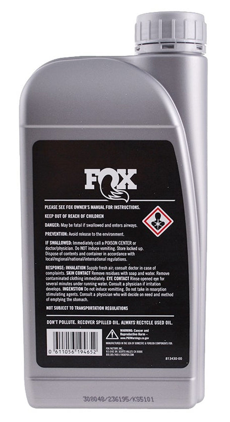 Afbeelding laden in galerijviewer, Fox racing shox suspension fluid 4wt 1000ml
