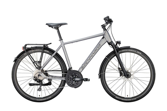 Brennabor trekkingfiets t-62 mod. 24 bike trekking t-62 28 55 he. 30sp. grey black