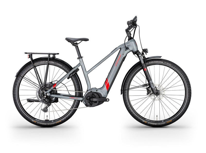 Afbeelding laden in galerijviewer, Conway elektrische trekkingfiets cairon t 2.0 625 se (#1) ebike conw. ciaron t 2.0 625 se 28 38 9sp gr. red
