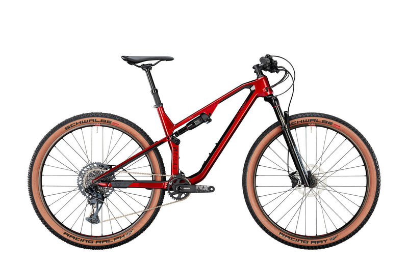 Afbeelding laden in galerijviewer, Conway mtb full-suspension rlc fs 4.9 mod. 23 bike con.rlc fs 4.9 29 47 full sus.12sp red black
