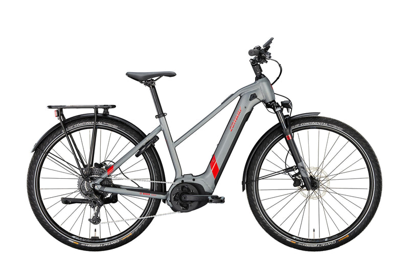 Afbeelding laden in galerijviewer, Conway elektrische trekkingfiets cairon t 2.0 625 mod. 23 ebike cairon t 2.0 625 625 28 50 trap. grey red
