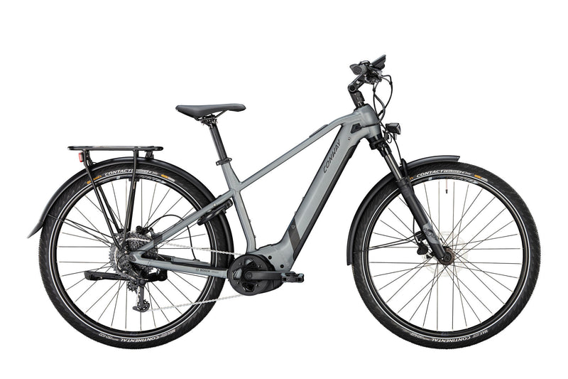 Afbeelding laden in galerijviewer, Conway elektrische trekkingfiets cairon t 3.0 750 mod. 24 ebike con.cairon t3.0 750 28 41 diam.9sp grey black
