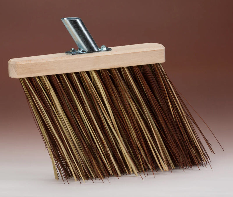 Afbeelding laden in galerijviewer, Producten gootbezem 28cm bahia stalks met steelhouder fsc 100
