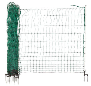 Ako producten kippennet maxi 122cm 25m dubbele pen groen wit