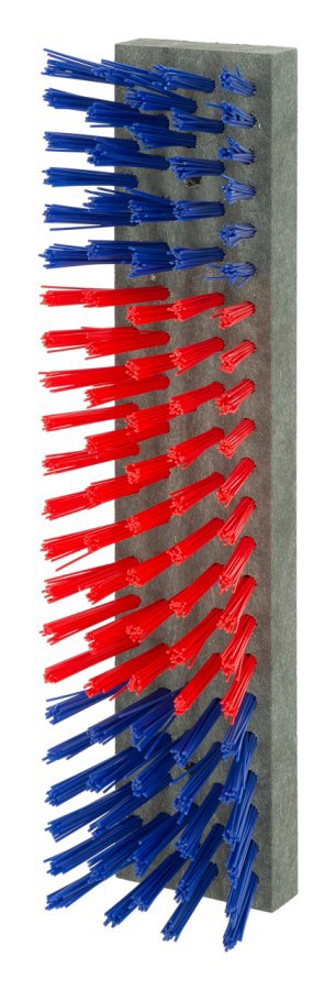 Afbeelding laden in galerijviewer, Producten veeborstel nylon blauw rood blauw 50x10cm
