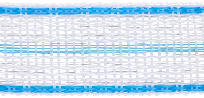 Afbeelding laden in galerijviewer, Ako producten platinumline schriklint 40 mm wit blauw 200m
