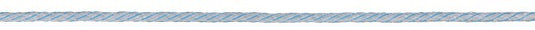 Ako producten platinumline afrasteringskoord 6mm 200m wit blauw