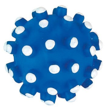 Afbeelding laden in galerijviewer, Producten vinyl speelbal ca 12 cm m noppen plus pieper

