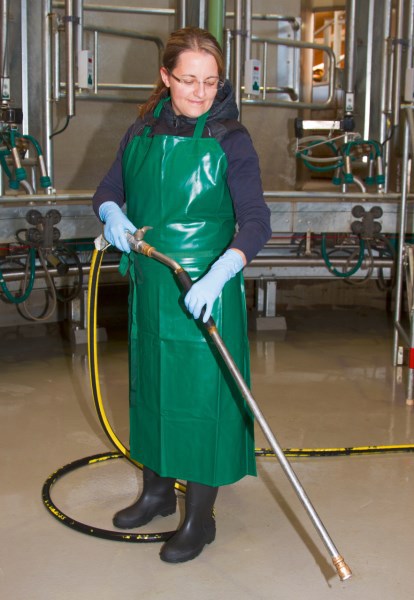 Producten melkschort 80x120cm groen
