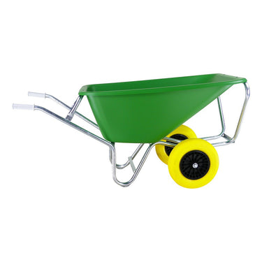 Fort producten kruiwagen f s 165l groen hdpe bak 2 wiel nooitmeerlek