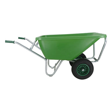 Fort producten kruiwagen f s 200l groen verz onderstel 2 luchtwiel