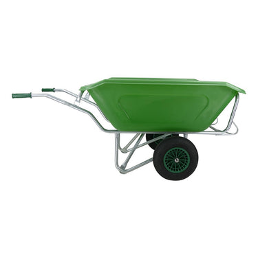 Fort producten kruiwagen f s 350l groen verz onderstel 2 luchtwiel
