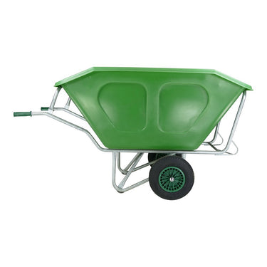Fort producten kruiwagen f s 500l groen verz onderstel 2 luchtwiel