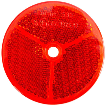 Busch + müller reflector b m rear reflector plastic 61mm,red