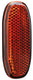 Busch + müller rückstrahler reflector b m 312zb0pb red