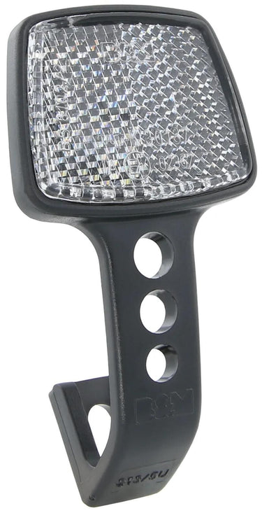 Reflector B M Voorzijde Met Beugel Wit