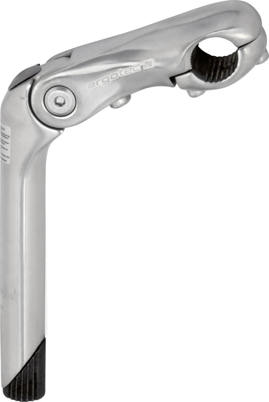 Ergotec stuurpen kobra vario stem cobra 25,4mm 110 180mm silver alu