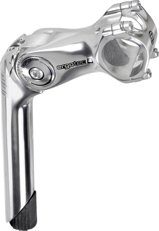 Ergotec stuurpen octopus 2 verstelbaar 25.4mm 90mm zilver