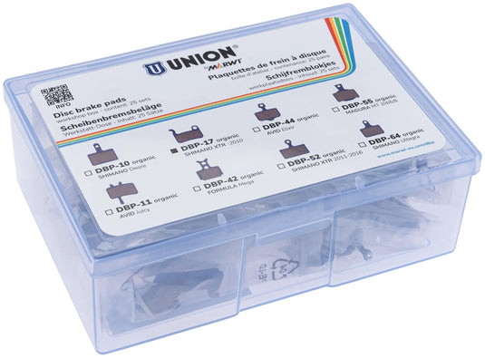 Marwi union schijfremblokset dbp-17 organisch (25pr)