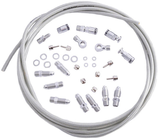 Quaxar remslang kit sherman br. line kit sherman silver 3000mm