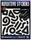 Reflective berlin reflex-sticker shapes ref.sticker ref.berlin doodle black