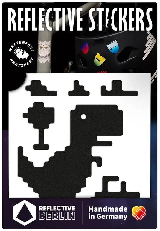 Reflective berlin reflex-sticker decals ref.sticket ref.berlin decals t-rex black
