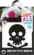 Reflective berlin reflex-sticker decals refl.strip refl.berlin declas skull black