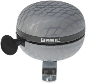 Basil Noir - fietsbel - 60 mm - zilver