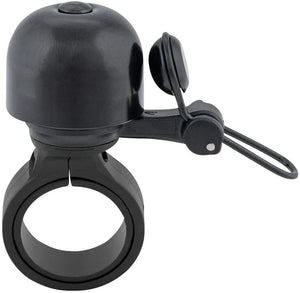 Contec fietsbel diamond bing ct mini bell diamond bing, black, 22.2 mm