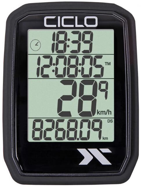 Ciclosport fietscomputer protos 105 bike computer protos 105 black
