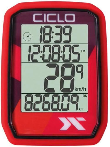 Ciclosport fietscomputer protos 105 bike computer protos 105 red