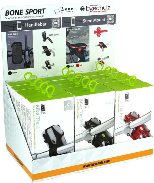 Bone collection verkoopdisplay bike tie display bone col. 15 pcs.