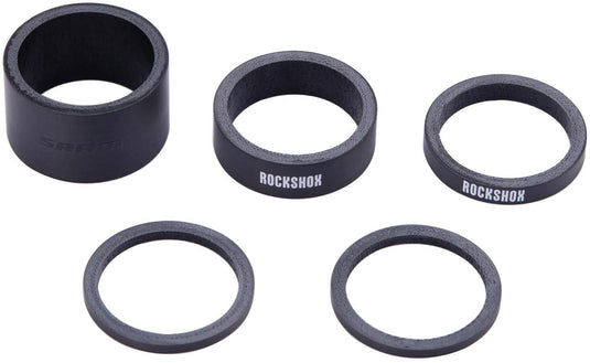 Rockshox spacer set spacer set rs with white logo