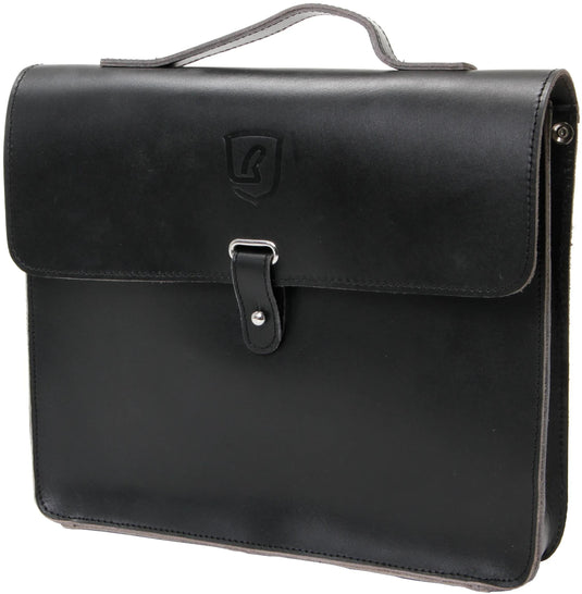 Brave classic tas frame bag leather black