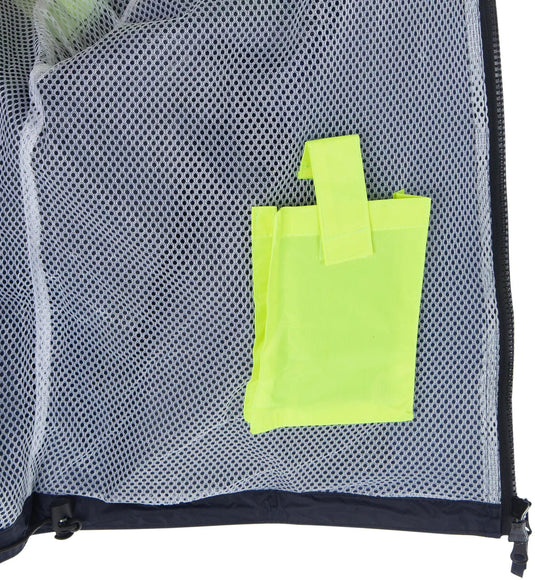 4-act regenjas rain jacket size l blue y reflex