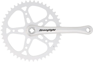 Stronglight crankstel crankset 46t 1-speed 170mm sil.