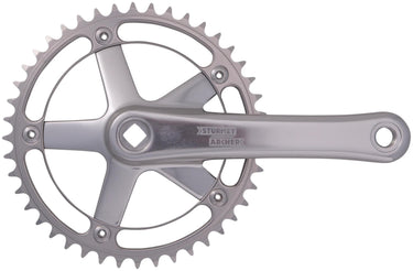 Sturmey archer crankstel fct 62 64 single crank sets 44 z. 170 mm silver