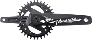 Miranda crankstel modular mrtb chainflow 3d crankset mod.mrtb chainflow 3d 34t