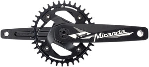 Miranda crankstel modular mrtb chainflow 3d crankset mod.mrtb chainflow 3d 36t