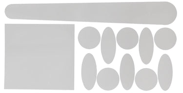Contec achtervork- framebeschermer set full hd ct frame prot.full hd set, transparent