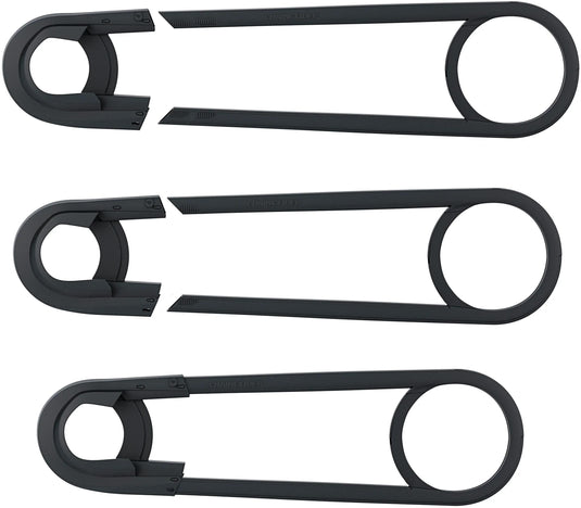 Hebie Chainglider Nexus 5 - Fietskettingbeschermer voor 27 of 30 tands tandwiel - E-bike accessoire - Zwart