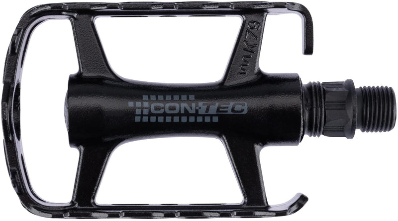 Afbeelding laden in galerijviewer, Contec pedaal blacktop ct pedals blacktop mtb atb alu black silver
