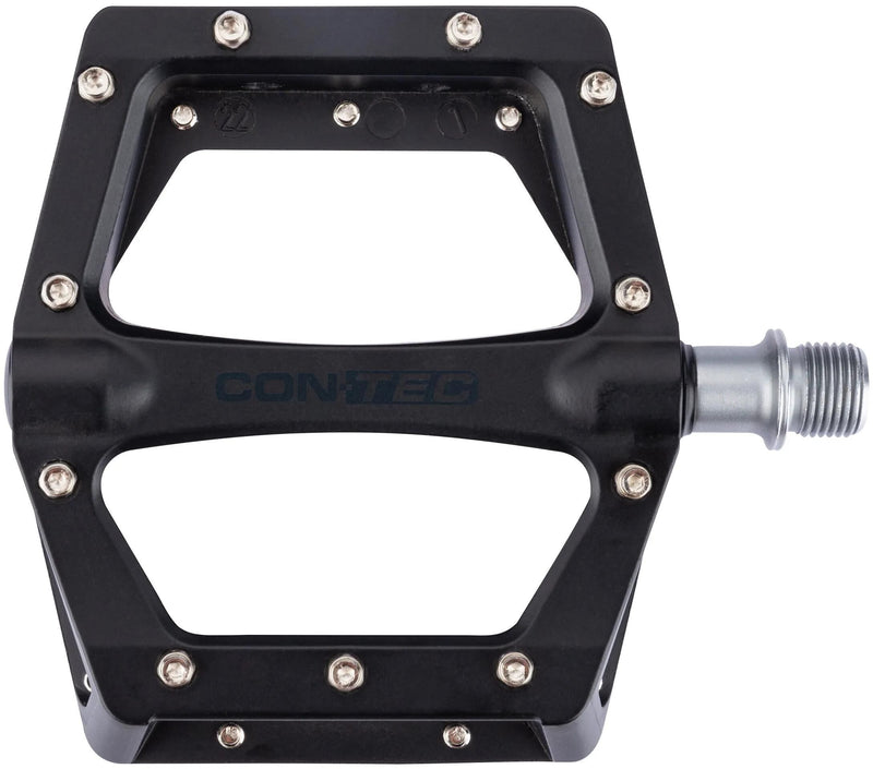 Afbeelding laden in galerijviewer, Contec pedaal black22 ct platform pedals black 22 black
