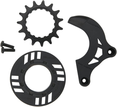 Miranda steek-tandwiel sprocket 15t chain guard ring + guide