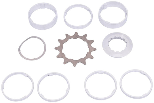 Point steek-tandwiel sprocket w.spacer set 12t