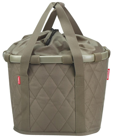Reisenthel korb bikebasket bikebasket rhombus olive klickfix