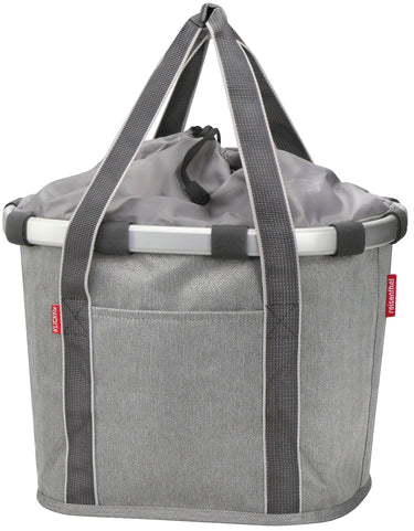 Reisenthel korb bikebasket shopping bag bikebasket herringbone gray