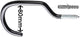 Point plafondhaken xl ceiling hook xl black silver