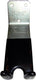 Point fiets-wandhouder deluxe bike holder deluxe black silver