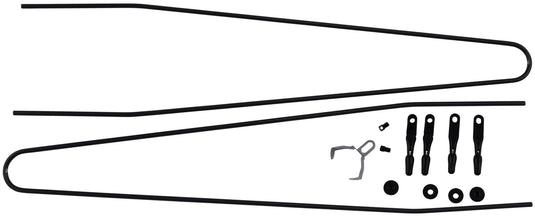Contec spatbordstangen bevestigingsset splash protect ct strut set f. splash prot. 35mm 28 black
